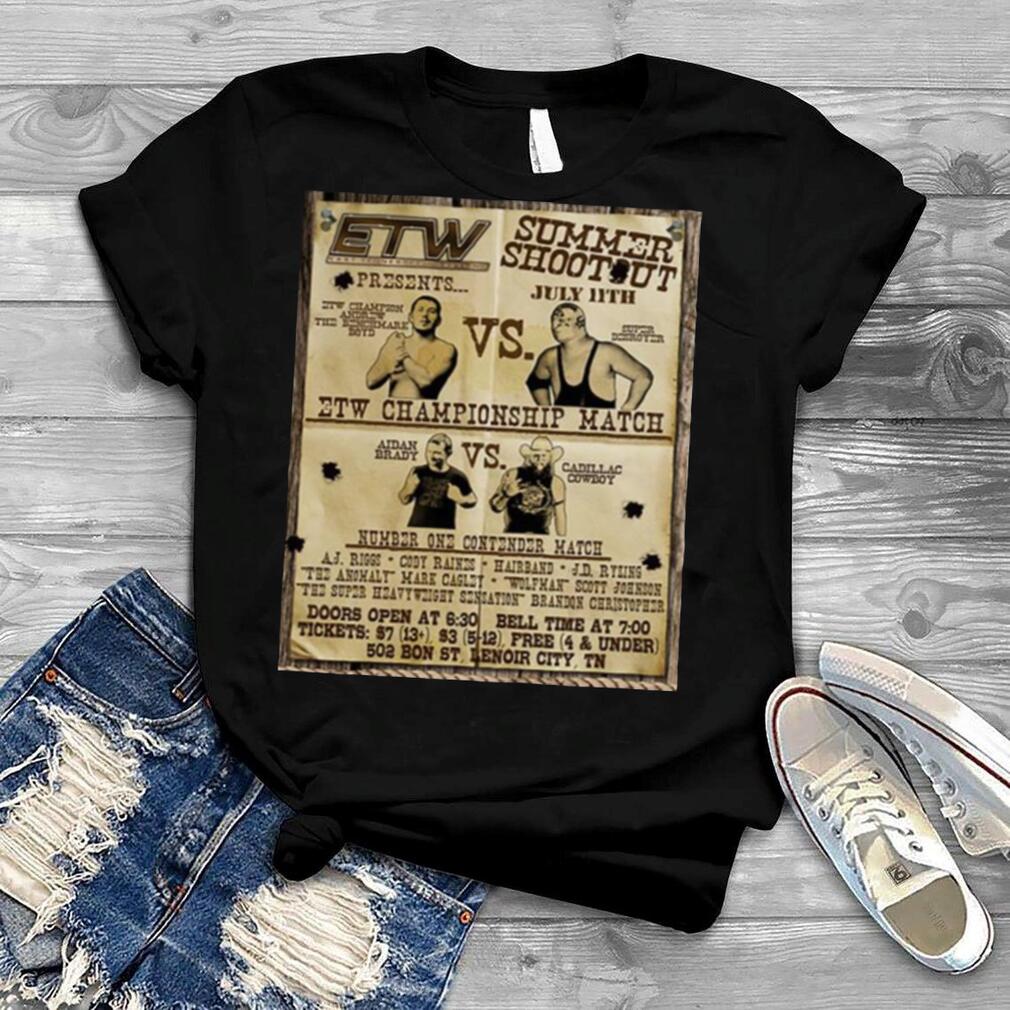 Retro Design 2015 Wrestling Etw shirt
