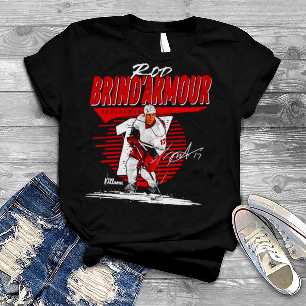 Rod Brind’Amour Carolina Comet Hockey Signatures Shirt