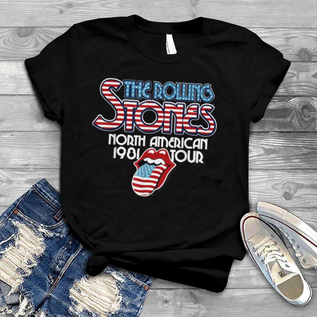 Rolling Stones Official NA Tour 1981 T Shirt