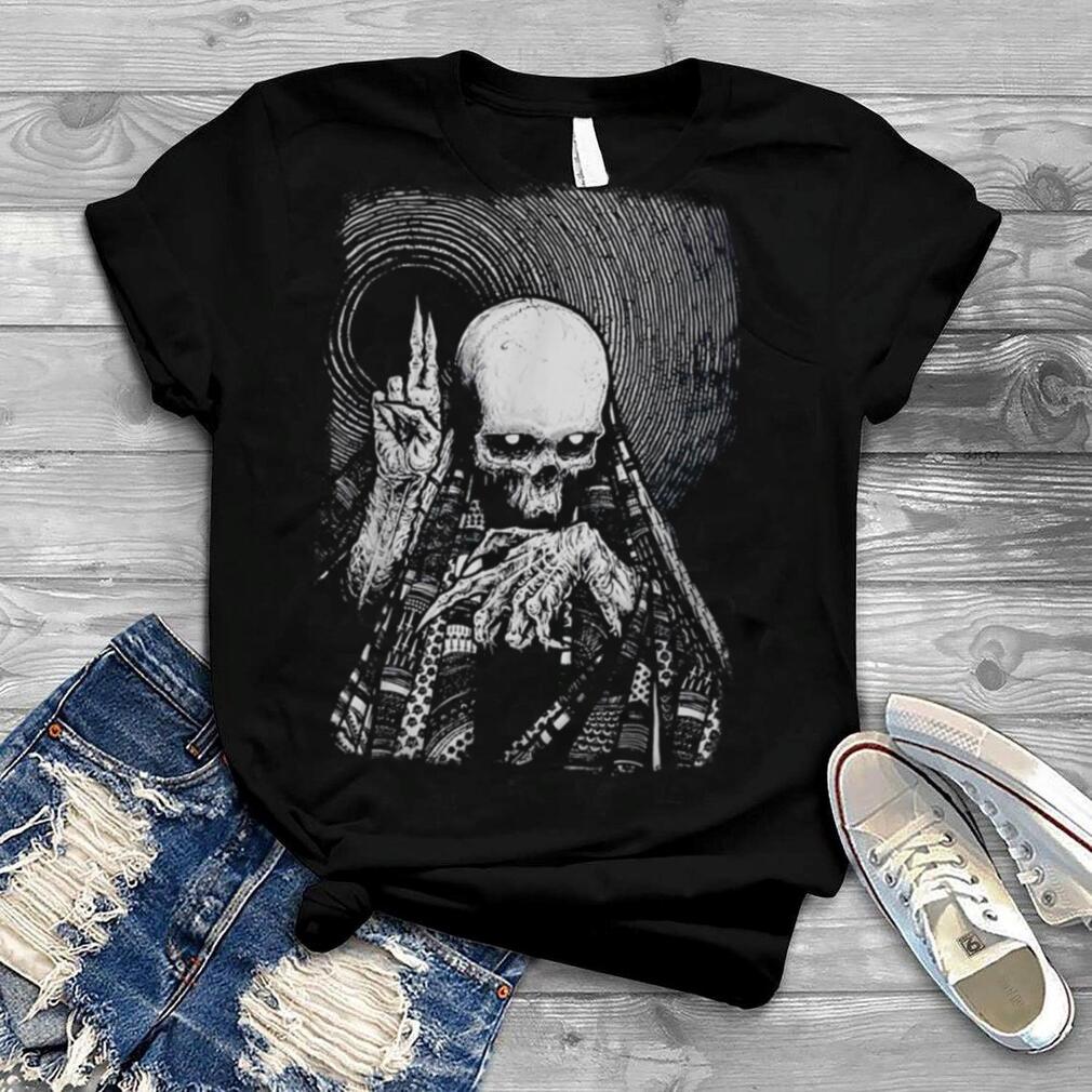Satanic Priest Grim Reaper Lucifer Occult Gothic Metalhead T Shirt
