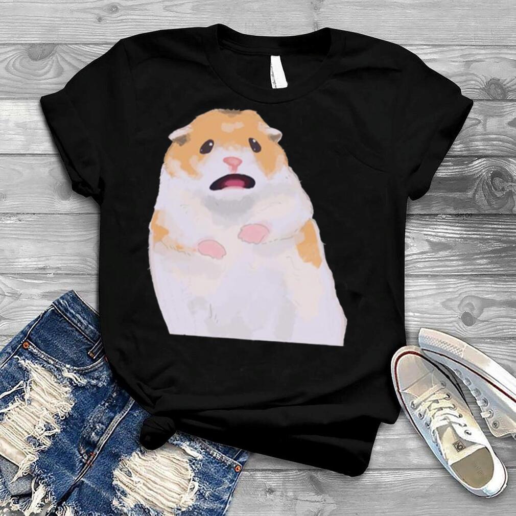 Scared Hamster Iconic Meme shirt