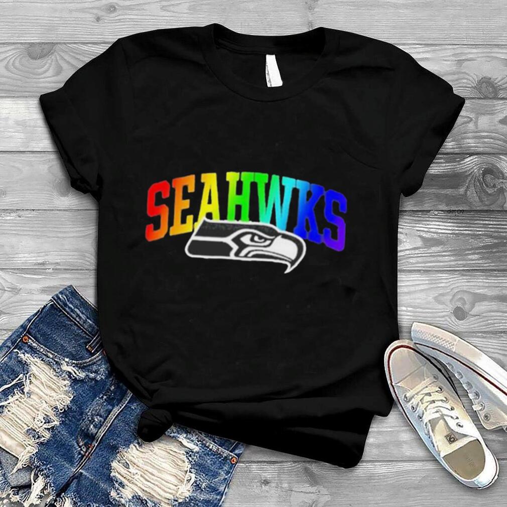 Seattle Seahawks Pride Logo T Shirt