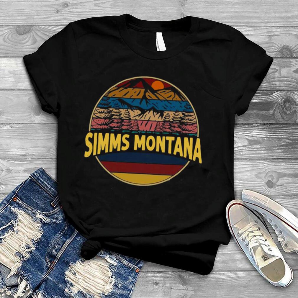 Simms Montana Mountain Hiking Souvenir Gift Shirt