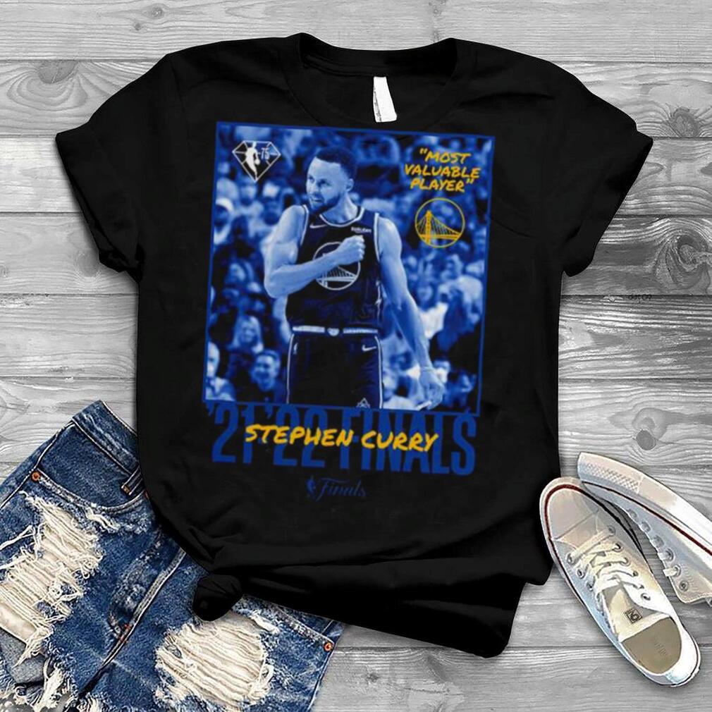 Stephen Curry Golden State Warriors Most Valuable Player 2022 NBA Finals Champions MVP Crossover T Shirt