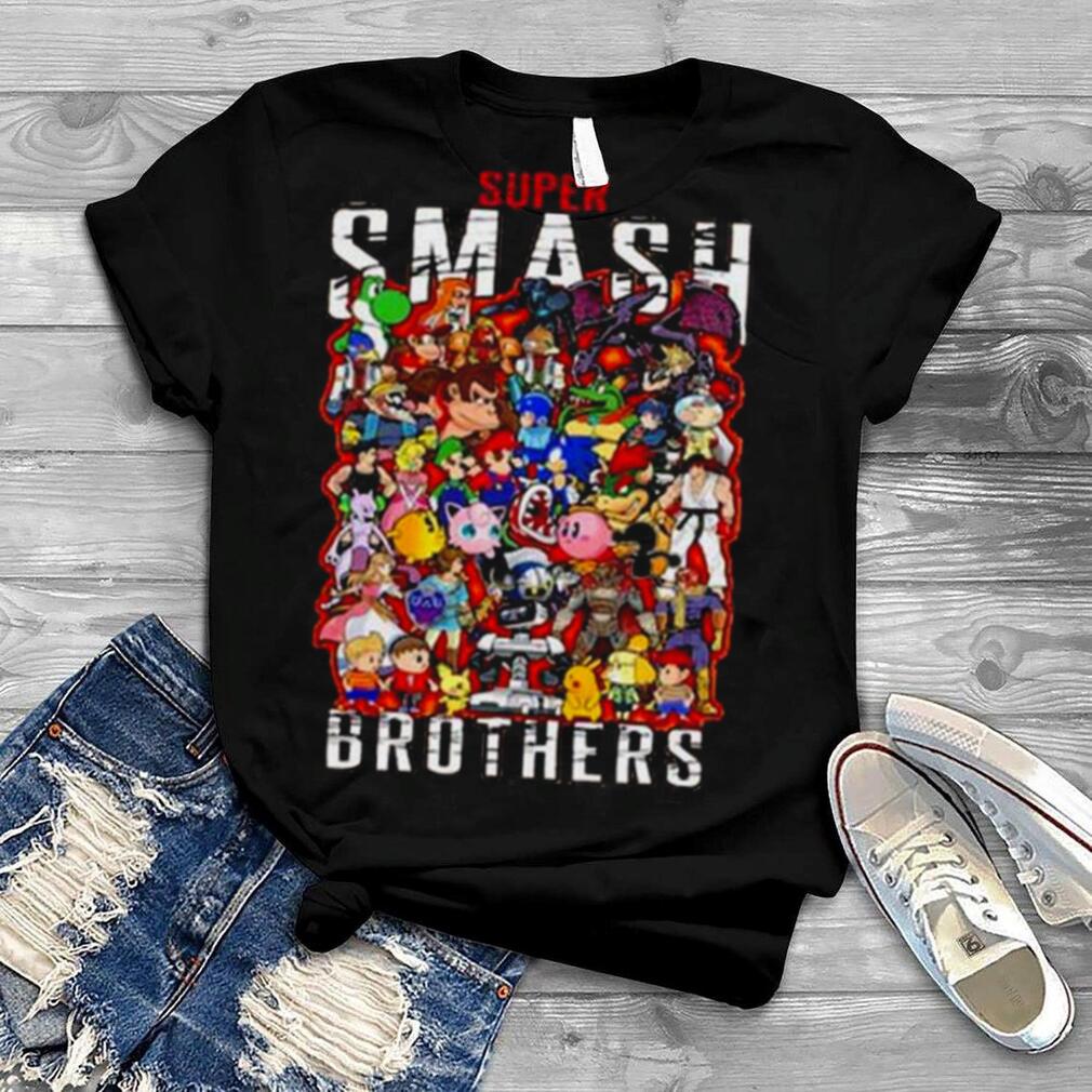 Super smash brothers characters shirt