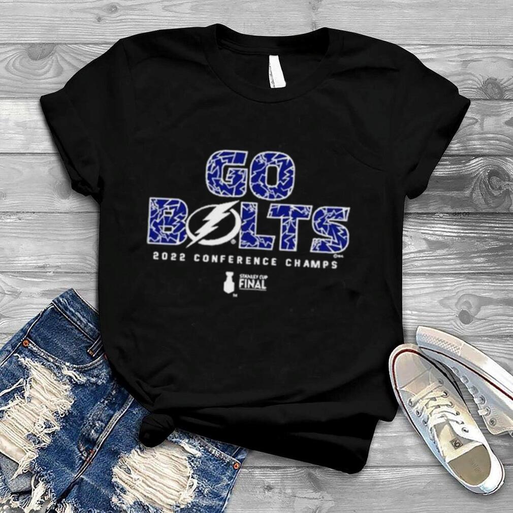Tampa Bay Lightning Go Bolts 2022 Conference Champs Shirt