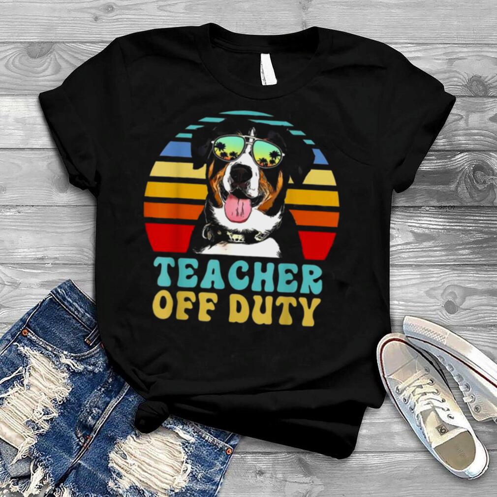 Teacher Off Duty Entlebucher Mountain Dog Summer Shirt