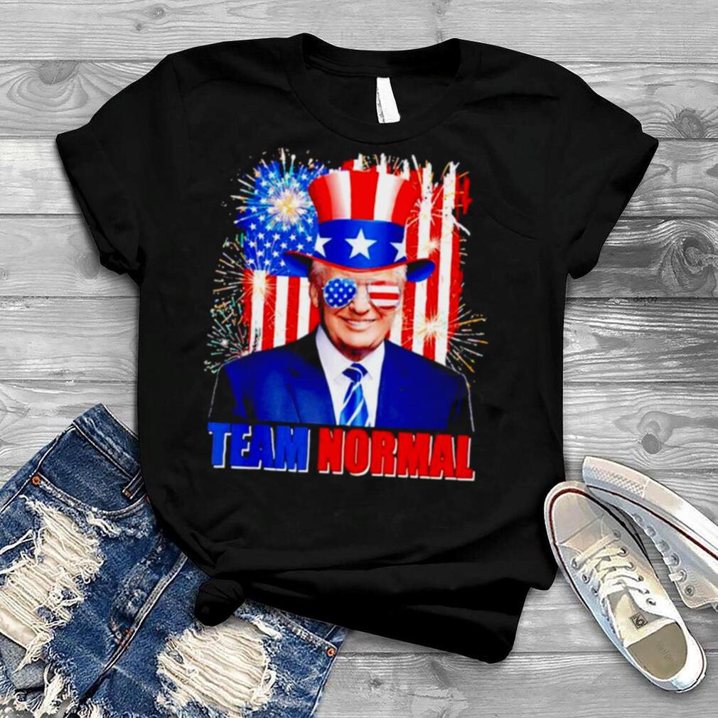 Team Normal 2022 USA America Flag Pro Trump 2024 shirt
