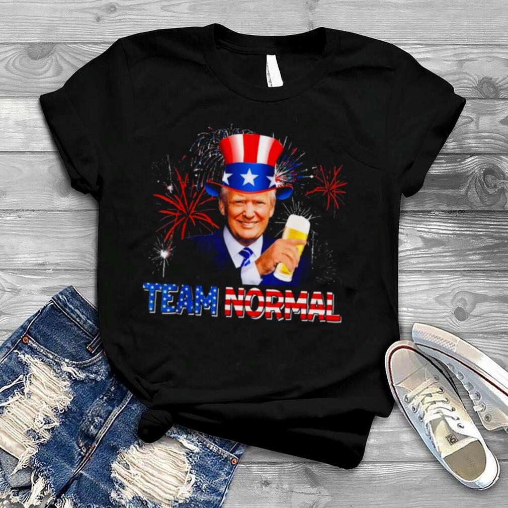 Team Normal 2022 USA America Flag #TEAMNORMAL Pro Trump 2024 T Shirt