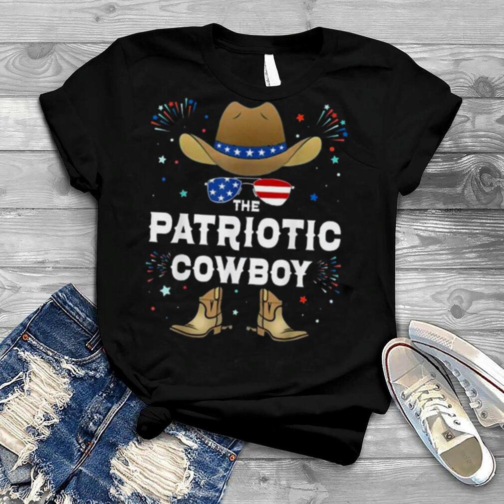 The Patriotic Cowboy Matching Family Group 4th Of July Howdy Shirt