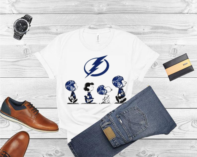 The Peanuts Abbey Road Tampa Bay Lightning shirt