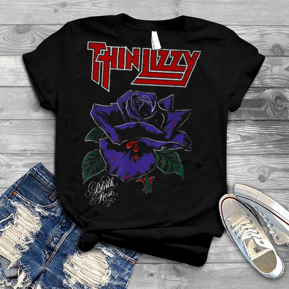 Thin Lizzy – Black Rose Color T Shirt