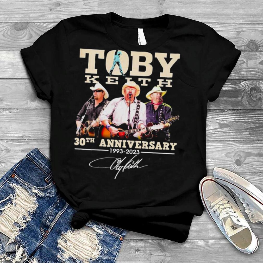 Toby Keith 30th Anniversary 1993 2023 Signatures Shirt