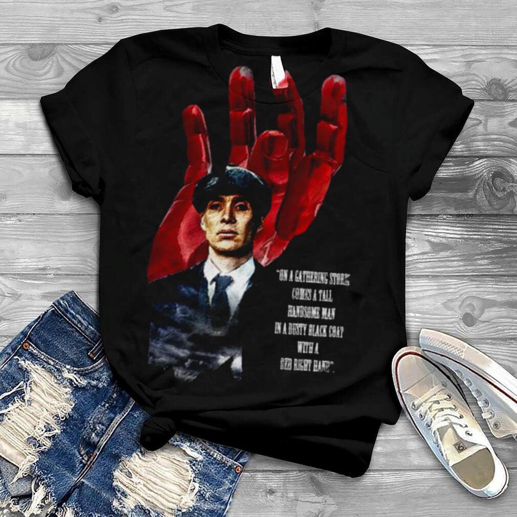 Tommy Shelby Red Right Hand Peaky Blinders shirt