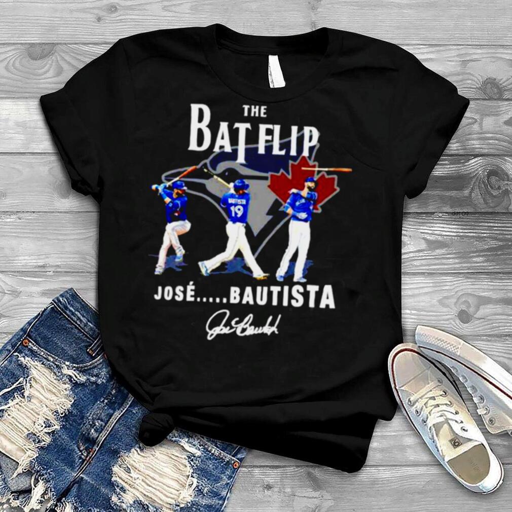 Toronto Blue Jays The Bat Flip Jose Bautista signature shirt