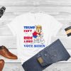 Trump Can’t Ride A Bike Vote Biden 2022 Meme 4th Of July Tee Shirt