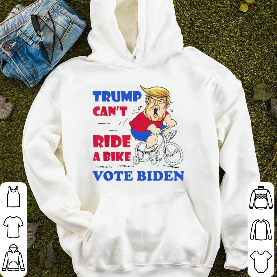 Trump Can’t Ride A Bike Vote Biden 2022 Meme 4th Of July Tee Shirt