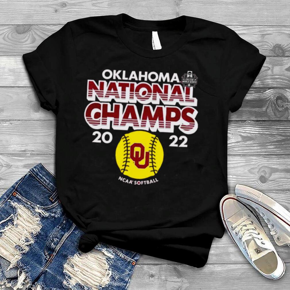 University of Oklahoma Softball 2022 National Champions Women’s T Shirt