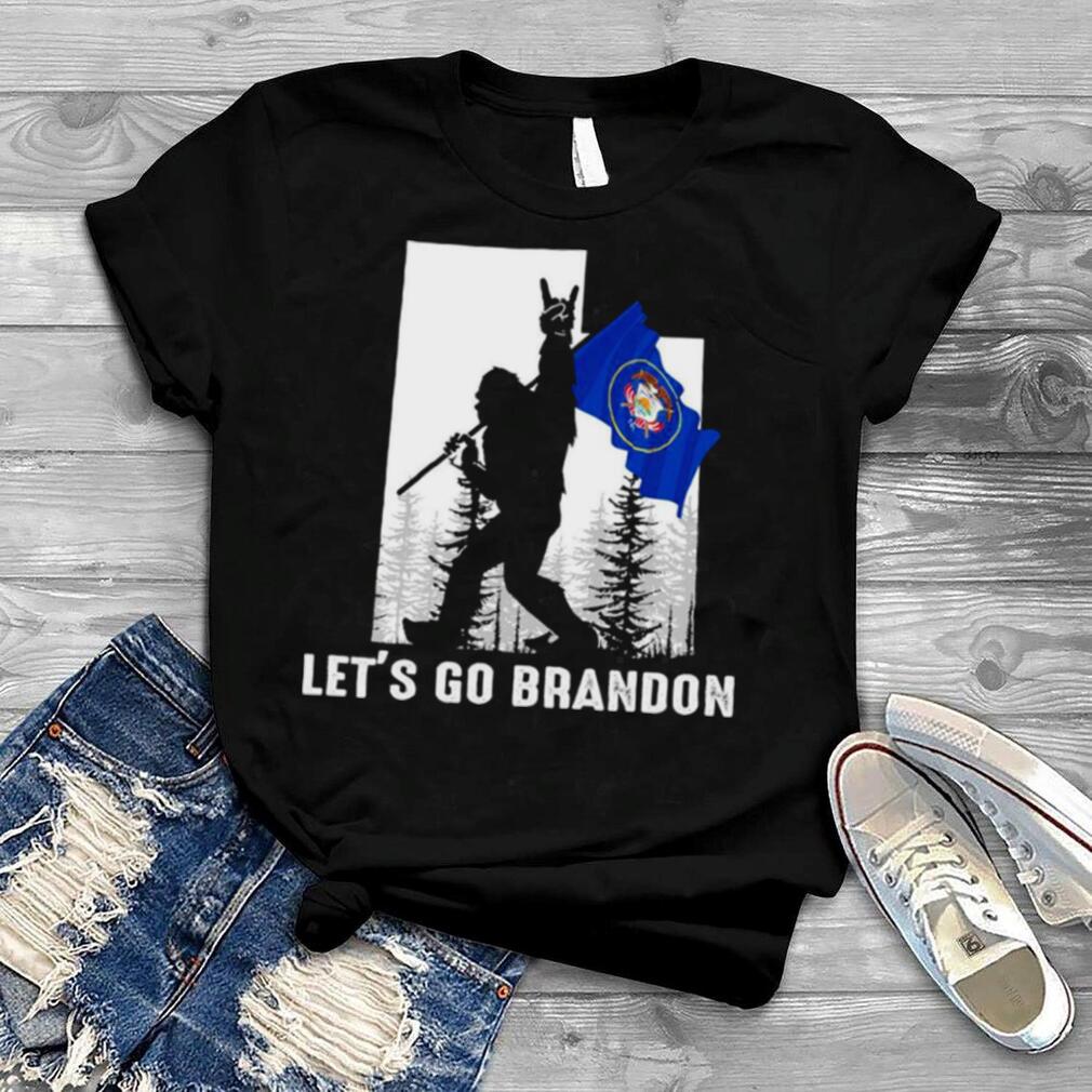 Utah America Bigfoot Let’s Go Brandon Shirt