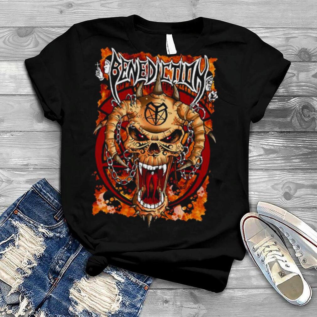 Vintage Design Metal Music Benediction shirt