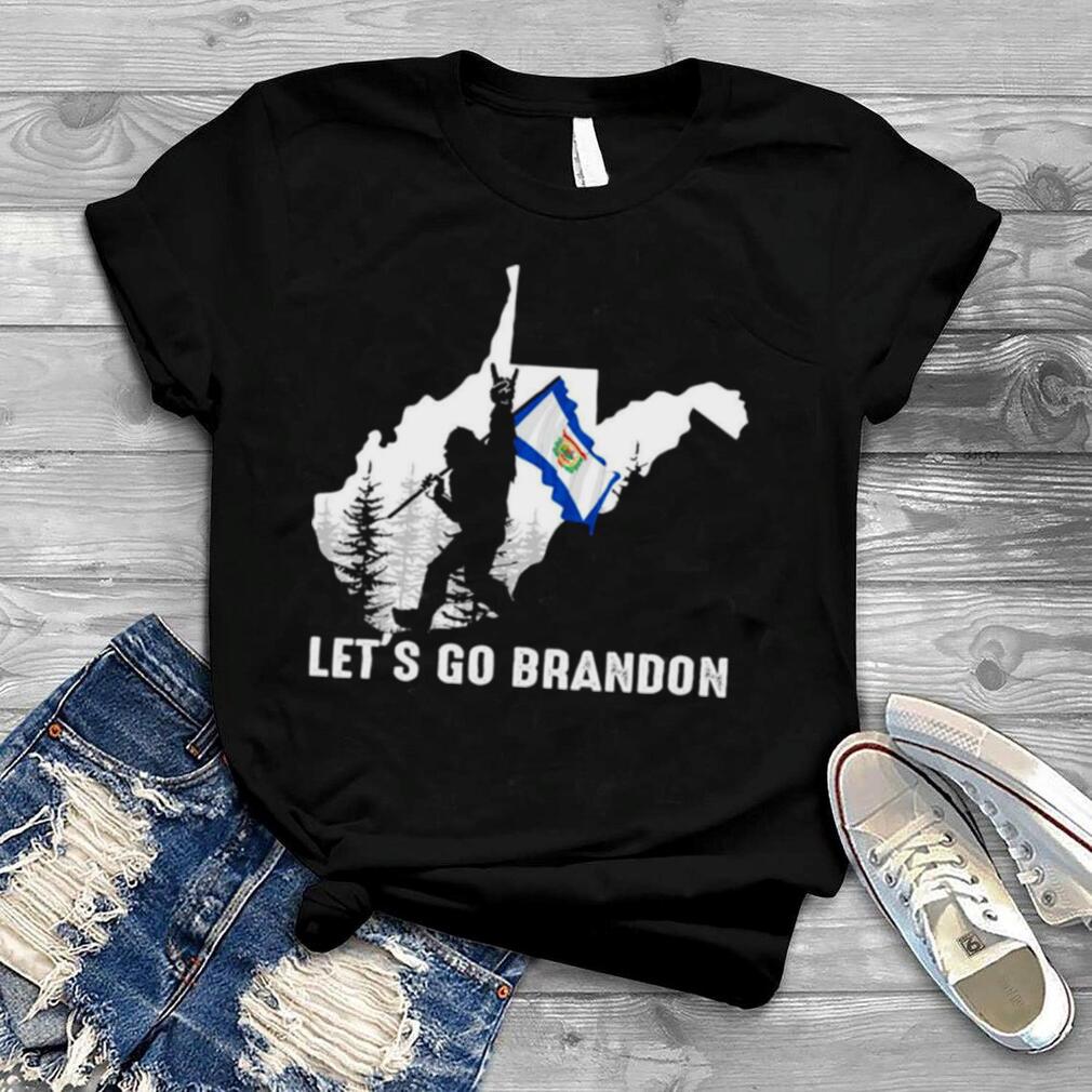 West Virginia America Bigfoot Let’s Go Brandon Shirt