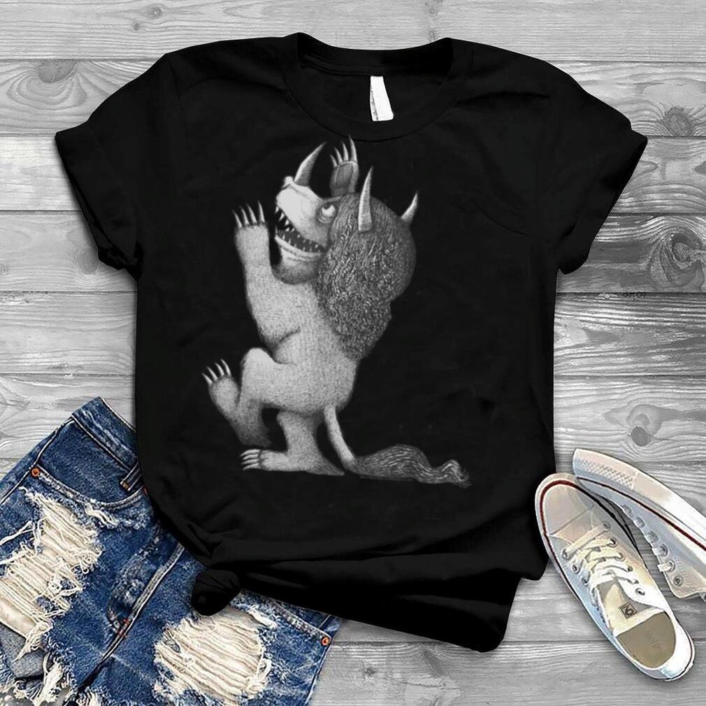 Where the Wild Things Are Drawn Tri Horned Monster T Shirt