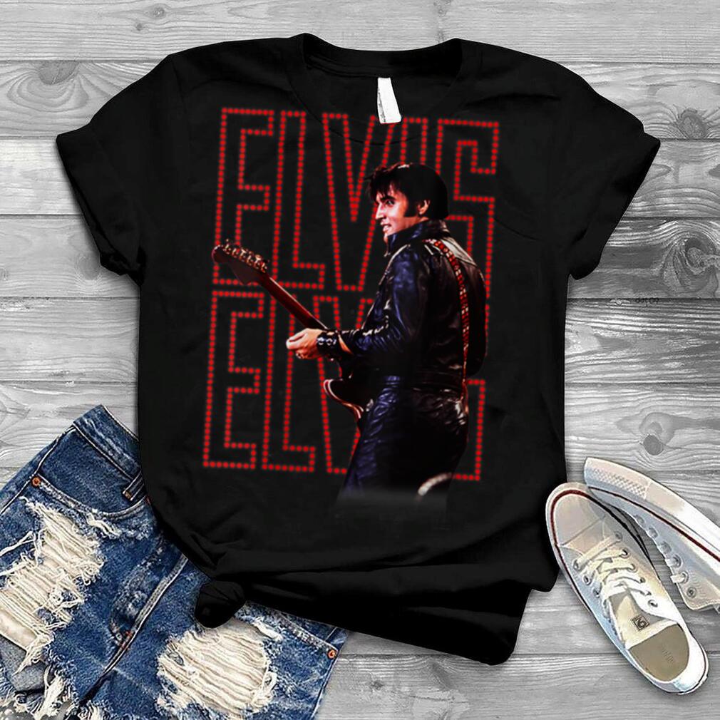 Womens Elvis Presley Official 68 Comeback Special V Neck T Shirt B093TWQ9C9