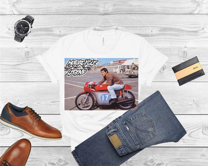 Young Giacomo Agostini Motorcycle Legend Mv Agusta Era Motorcycle Race shirt