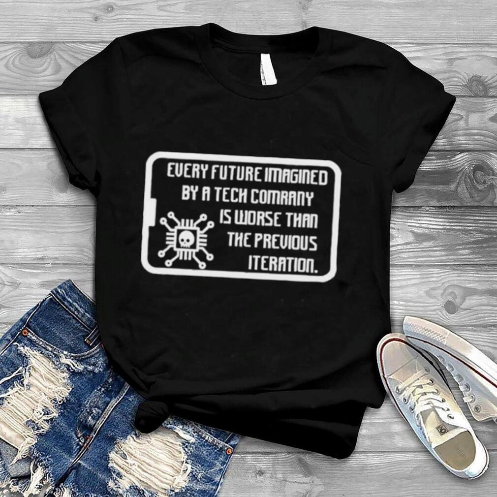 surveillance Killjoy Every Future Imagined By A Tech Company Is Worse Than Previous Iteration T Shirt