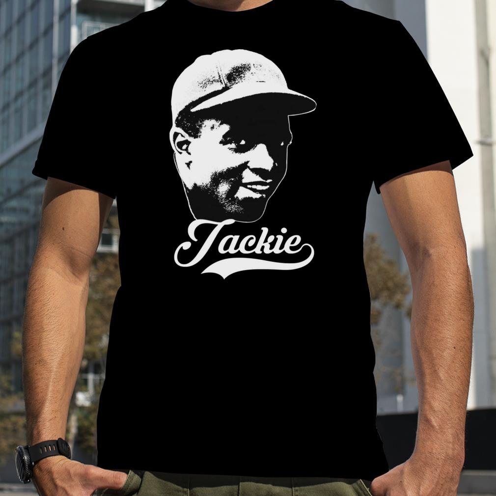 Baseball Jackie The White Stencil shirt