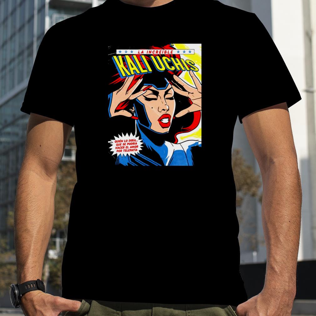 Comic Design Super Hero Kali Uchis shirt