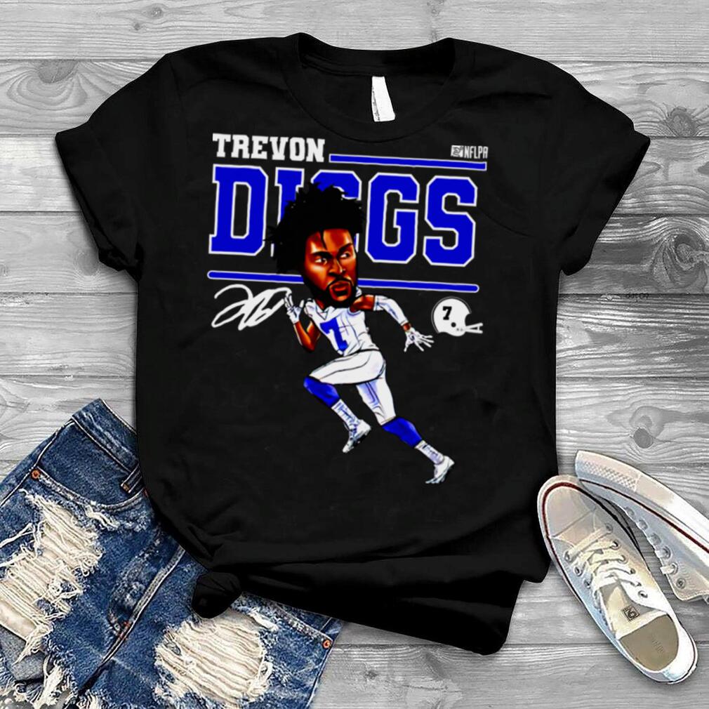 Dallas Cowboys Trevon Diggs cartoon signature shirt