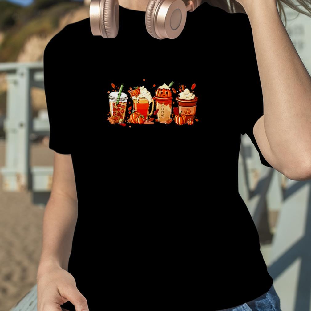 Pumpkin Spice Shirt Kleding Gender-neutrale kleding volwassenen Tops & T-shirts T-shirts Fall Coffee Shirt Halloween Pumpkin Latte Drink Cup Coffee Lover tee Shirt Thanksgiving Shirt Cute Fall Sweatshirt 