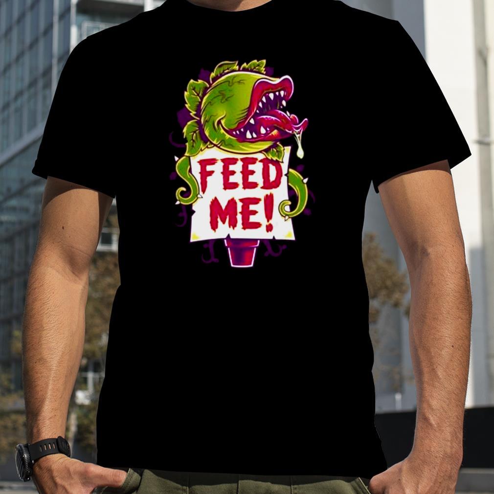 Feed Me Creepy Cute Audrey Plant Spooky Horror Musical Kawaii Cartoon Venus  Flytrap Halloween Plan shirt