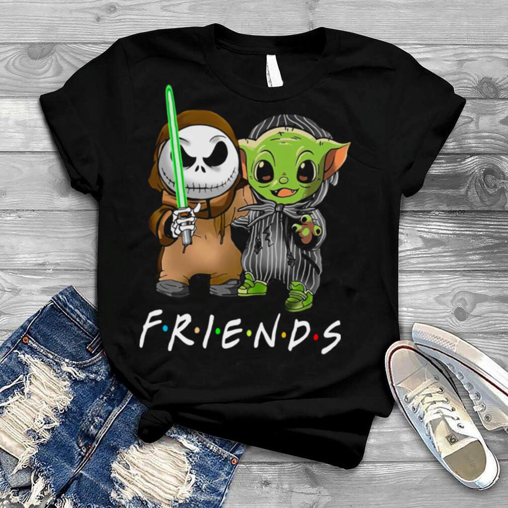 Friends With Baby Yoda And Jack Skelington shirt
