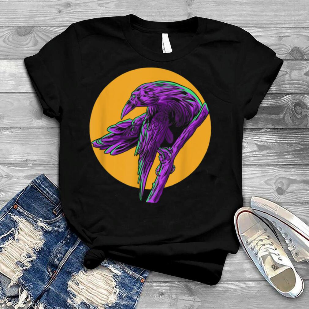 Goth Moon Raven Gothic Witchcraft Occult Emo T Shirt