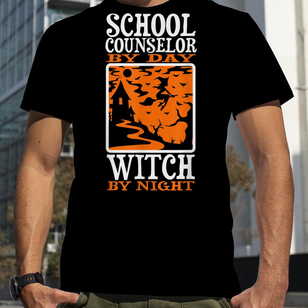 Halloween Witch & School Counselor T Shirt