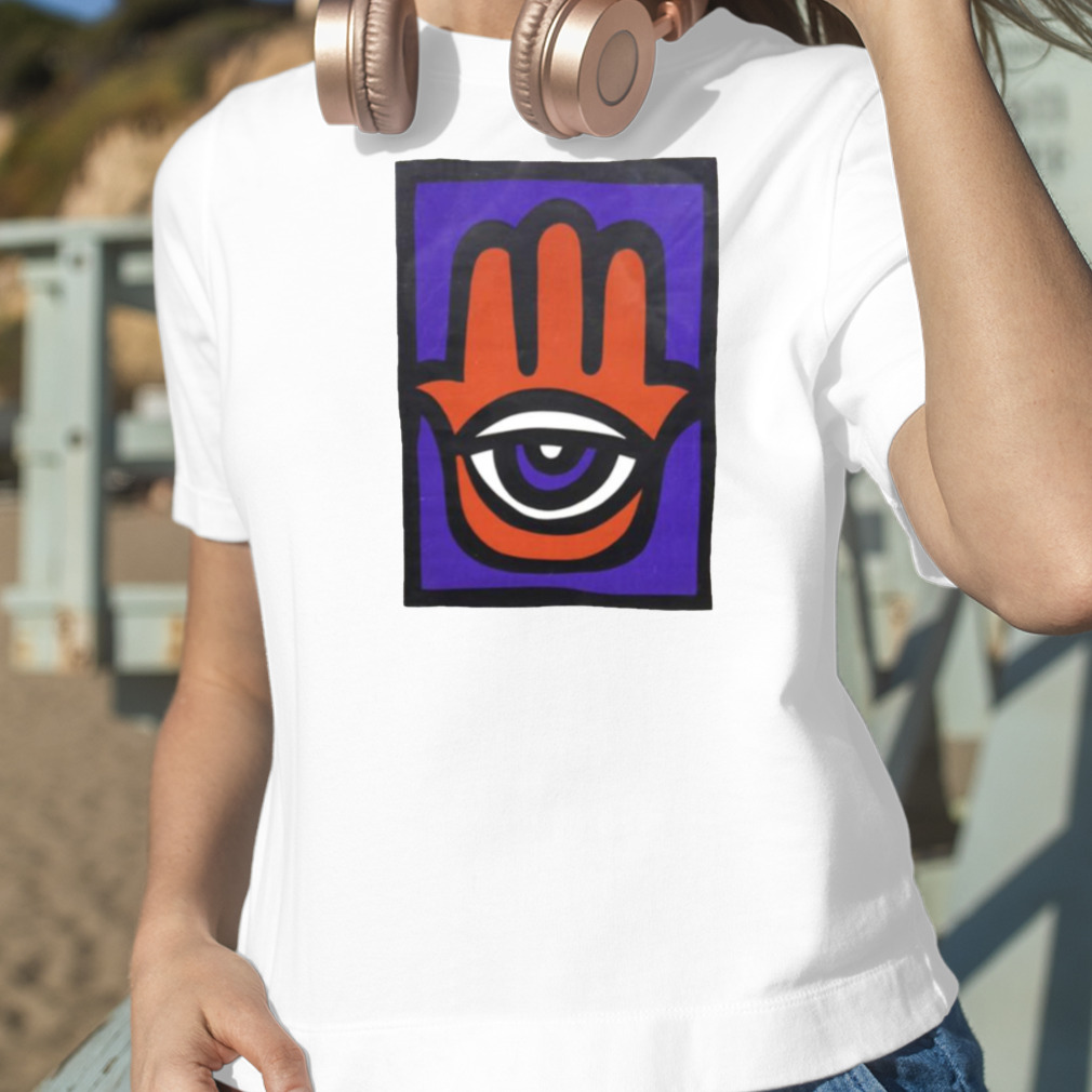 Hand Shine Eye Colored Design Hamsa shirt
