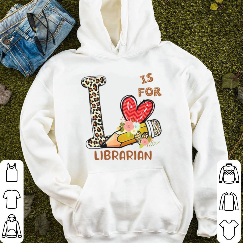 Leopard Flowers Is For Librarian Shirt