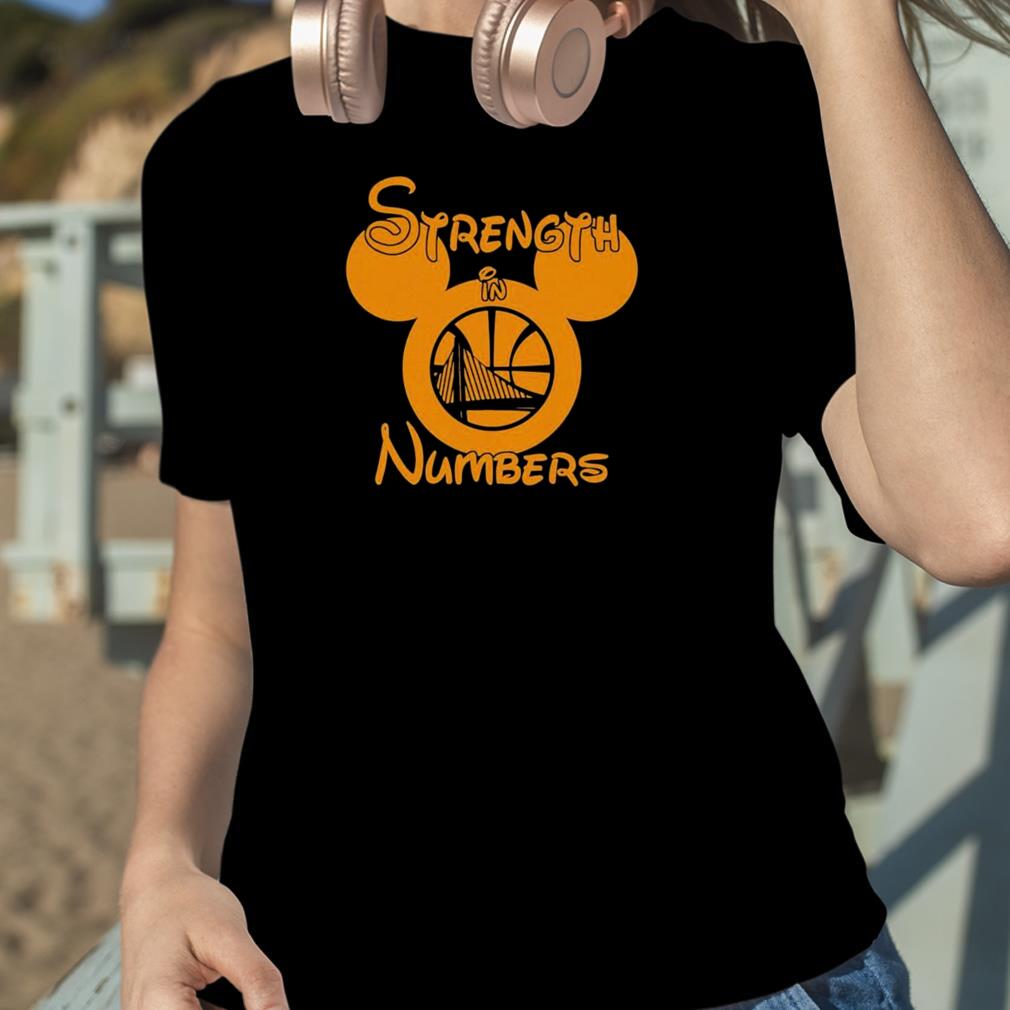 Mickey Mouse Strength In Number Golden State Warriors Shirt