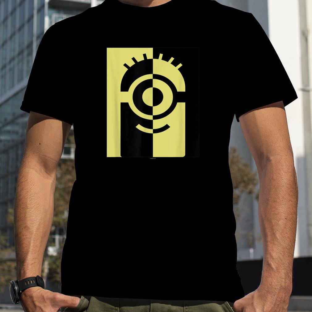 Minions Carl Big Face Split Icon T Shirt