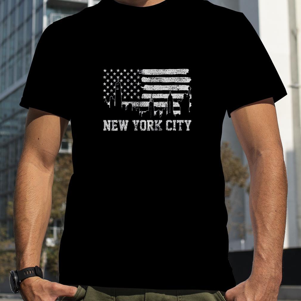 New York Neon City T-shirt 90's NY Miami Americana Souvenir Retro USA Top 