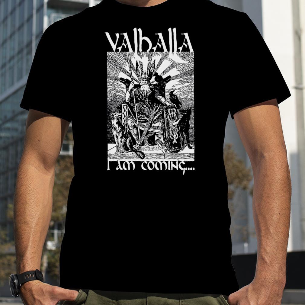 Old Skool Hooligans Valhalla I Am Coming For Viking Afficionados Black Shirt