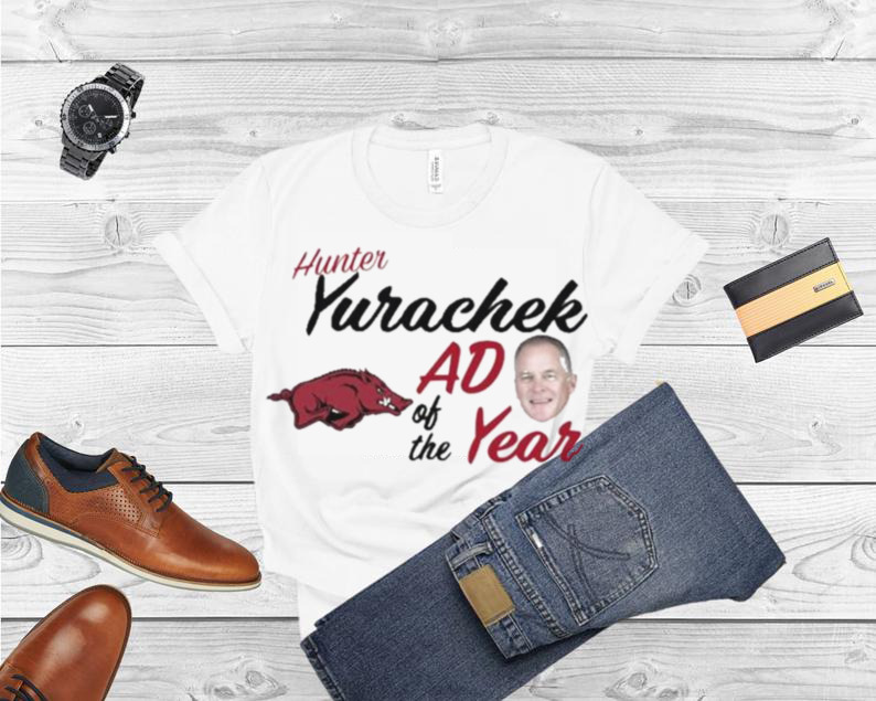 One razorback hunter yurachek ad of the year shirt