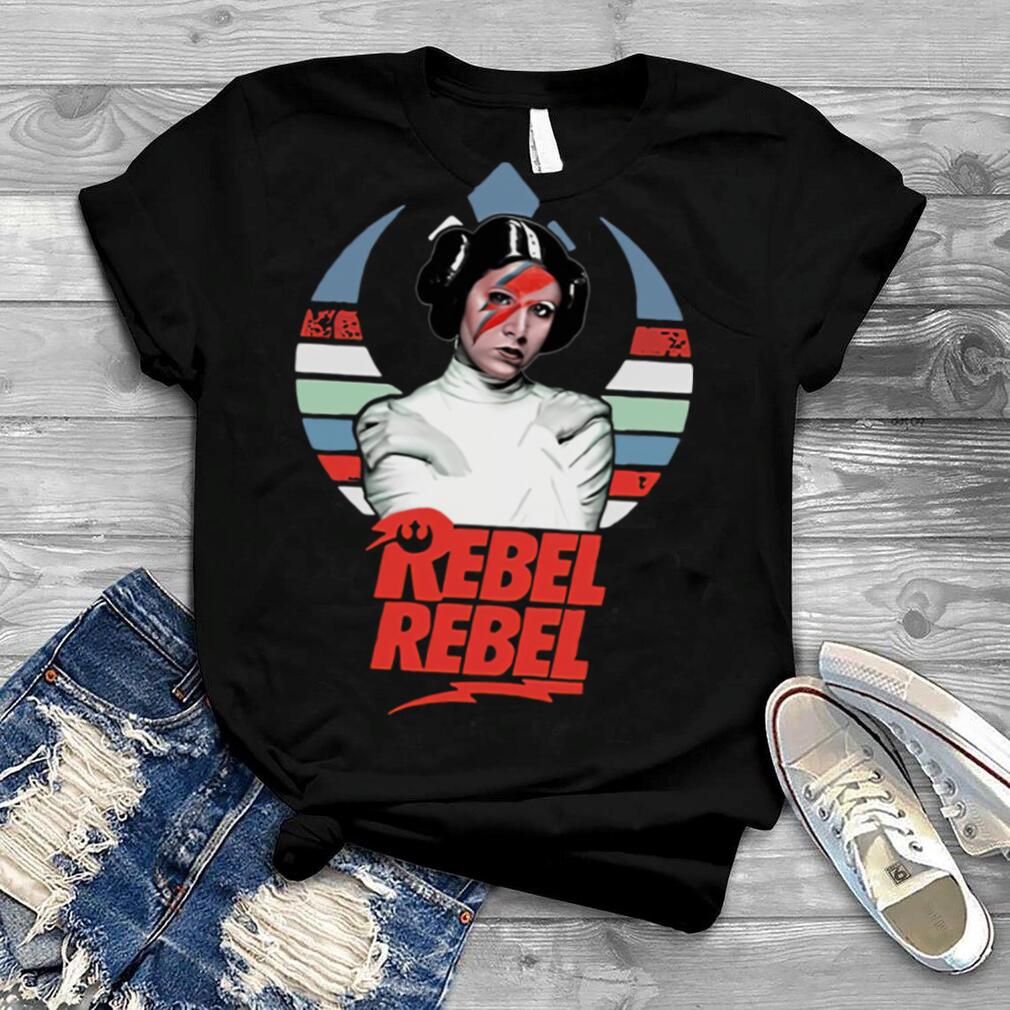 Princess Leia Bowie Rebel Rebel shirt