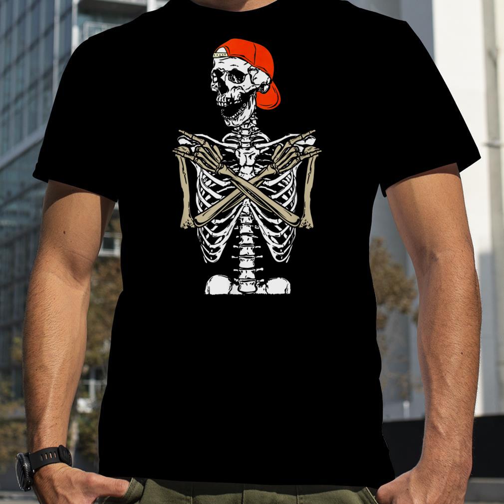 Rocker Skeleton Hand Rock On Costume Funny Halloween T Shirt