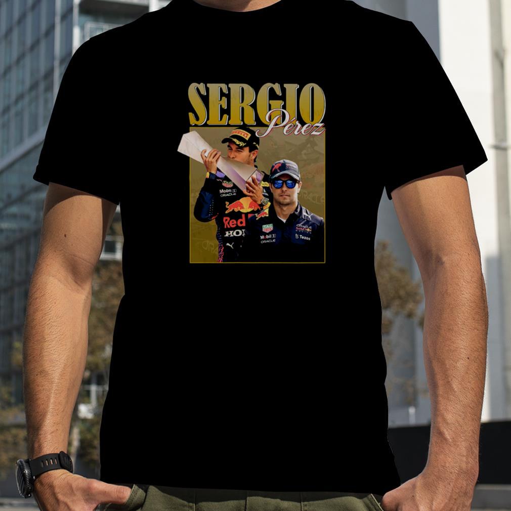 Sergio Perez Racing 90s Vintage F1 Red Bull Racing shirt