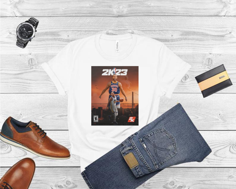 Stephen Curry NBA 2K23 poster shirt