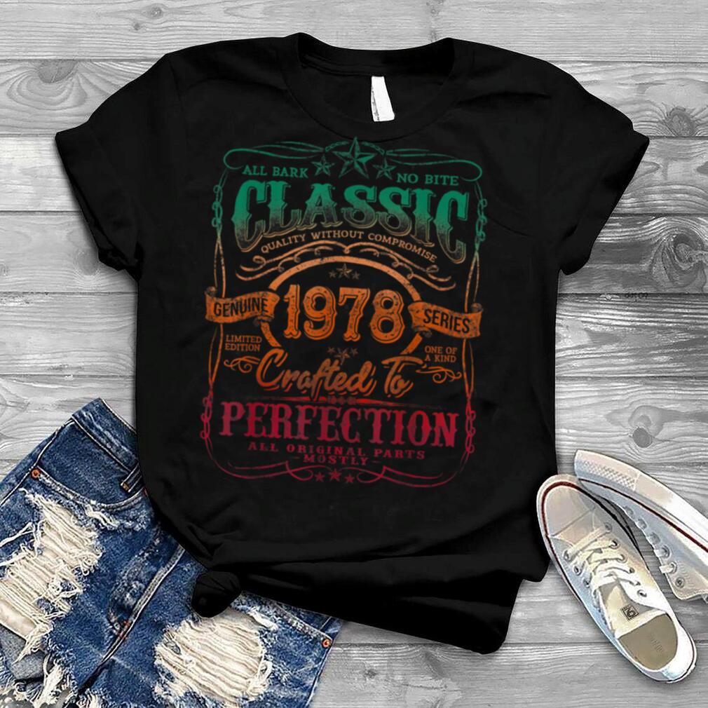 Vintage 1978 Limited Edition Shirt 44 Year old 44th Birthday T Shirt