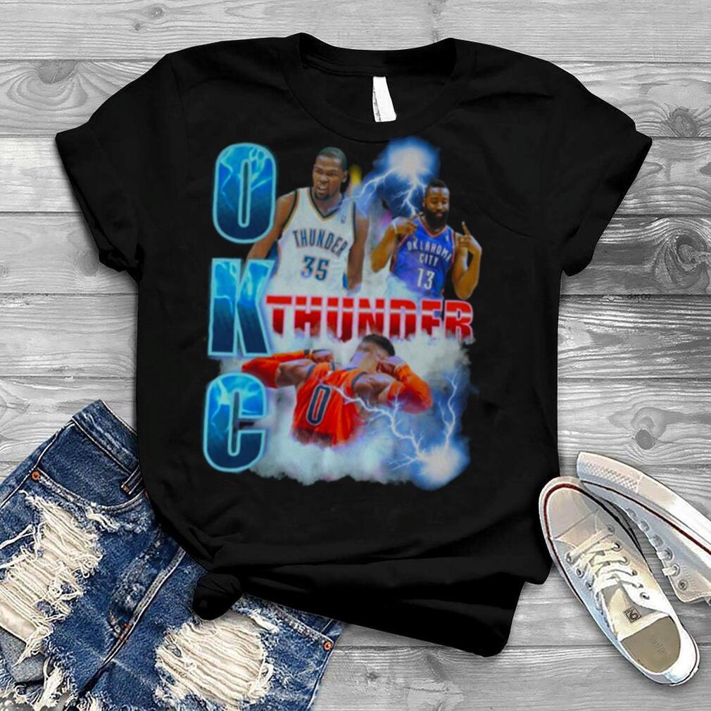 Vintage Art Okc Thunder Harden Kevin Durant shirt